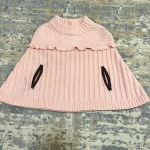 Janie and Jack knit cape size 6-12 months